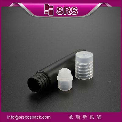 Black Plastic Roll On Bottle RPP Series Leak Proof Seal for Pharmaceutical and Perfume Applications
