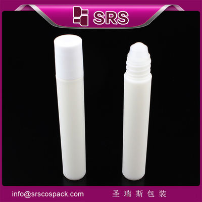 White Plastic Roll On Bottle RPP-8ml Leak Proof Seal Pharmaceutical Grade Easy Application