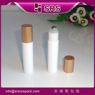 White RPP-10ml Roll On Bottle with Leak Proof Seal for Pharmaceutical and Perfume Usage