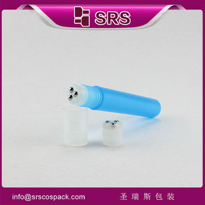 new product 15ml empty eye cream three ball plastic bottle