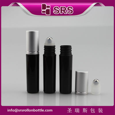 5ml black plastic bottle use for personal care