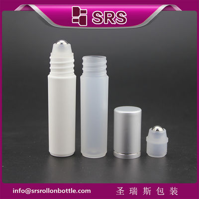 manufacturer 10ml empty roll on perfume bottle with steel ball
