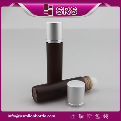 manufacturer 30ml plastic black bottle and 30ml empty roller ball bottle