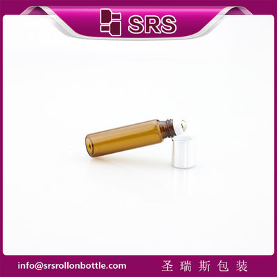 SRS new product High Quality No Leakage Empty roll on glass bottle