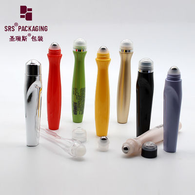 SRS8447-15ML Frosted Black PETG Roll On Bottle Customized For Eye Serum