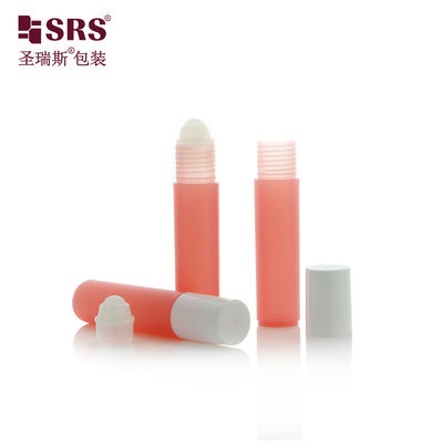 Matte Frosted Finish 10ml White PP Roll On Bottle for Essential Oil