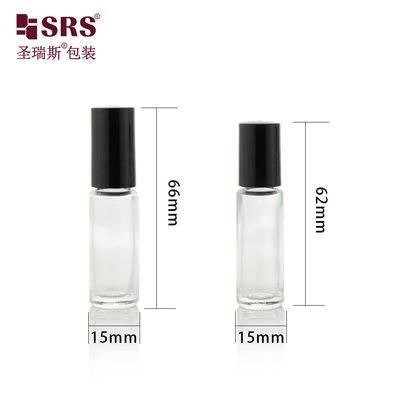 Gemstone Capped Glass Roll On Bottle Series with 100% No Leakage