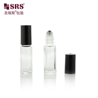 Customizable Wall Glass Roller Bottle for Skincare Essences 4ml-10ml Capacity