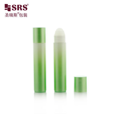 RPP(P)-35ml Gradient Bamboo Green Roller Applicator Bottle No Leakage For Deodorant