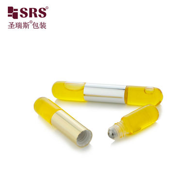 SGB2-5+5ML Clear Double Tube Perfume Glass Bottle 15mm With SS304 Ball