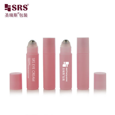 RPPF-20ML Empty PCR PP Injection Roll On Bottle Frosted Faded Red For Refreshing
