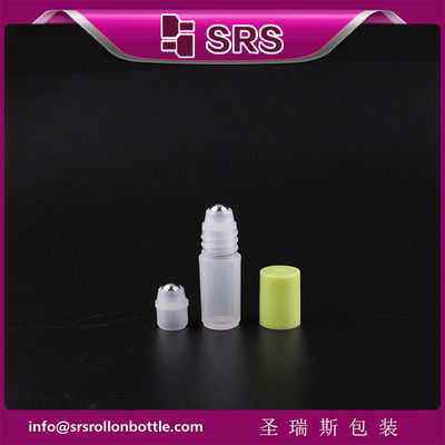 SRS RPP-3ml Plastic Roll On Bottle Any Color for Sample Applications