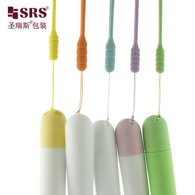 RPPF-20ML PP Roll On Bottle Plastic Empty Roller Ball Bottles With Dome Cap And Hang Straps