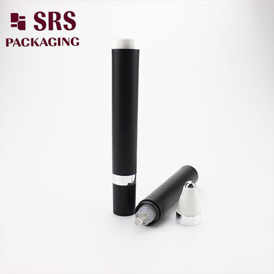 SRS 15ml Eye Cream matt black Airless Roller Bottle Pressed Roll On Bottle