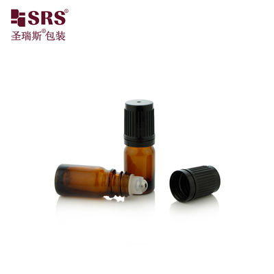 Personal Care and Industrial Glass Roll On Bottles with Gemstone Ball