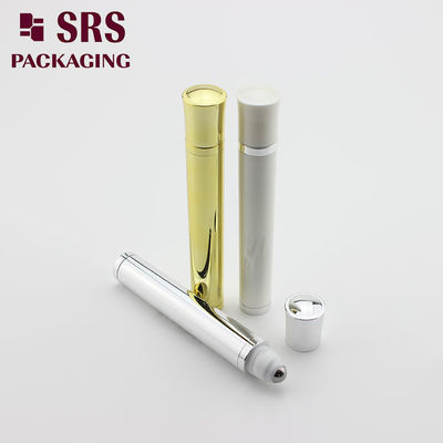 Luxury Vibrating 10ML Roll on Bottle , No Leakage Eye Cream Applicator Cosmetic Bottle