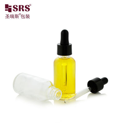 Facial Serum Glass Essential Oil Bottle Clear With Dropper