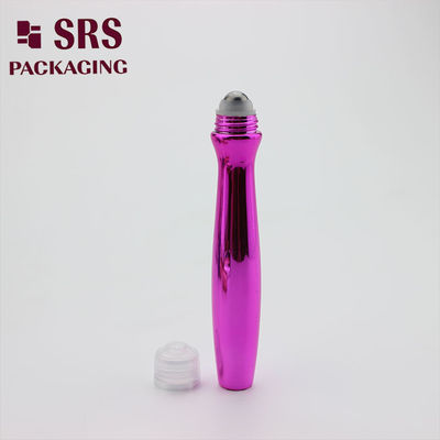 SRS packaging empty plastic eye cream 15ml PETG roller ball bottle