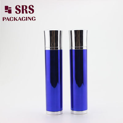SRS packaging blue color 30ml vibrating roller ball bottle for eye serum