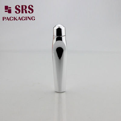 SRS packaging empty plastic silver color 15ml PETG roll on bottle