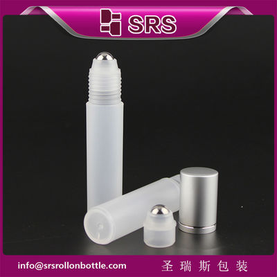 SRS high good plastic frost color 10ml roll on bottle for perfume
