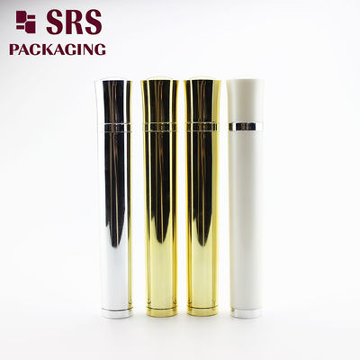 Gold Color Vibrating Plastic 10ML Roll On Bottle For Eye Cream