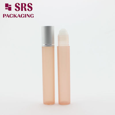SRS empty plastic cosmetic 15ml bottle with plastic roller ball