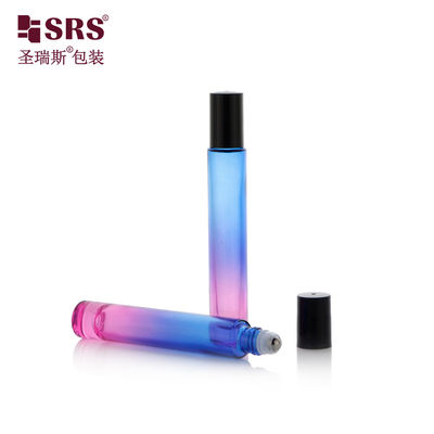 GB1-15ml  Thick Wall Glass Roll On Bottle With 304 Stainless Steel Ball For Perfume Essential Oil And More
