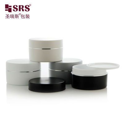 Silkscreen Logo Customization Double Wall Jar for Personal Care / Cosmetic / Pharmaceutical Industrial Branding