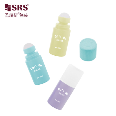 RPPA1-50ml Empty round plastic Roller Bottle with CRC Cap for Children Product
