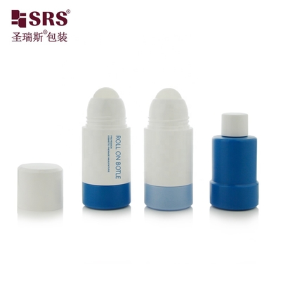 50ml 75ml PP Plastic Refillable Roll On Bottle for Essential Oils