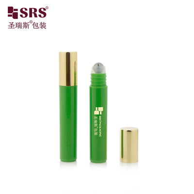RPA-7ML Empty PP Roll On Bottle with gold metal cap for acne treatment