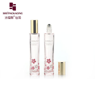 15ml Luxury Design Glass Roll On Bottle with SUS304 Steel Ball for Perfume and Essential Oils