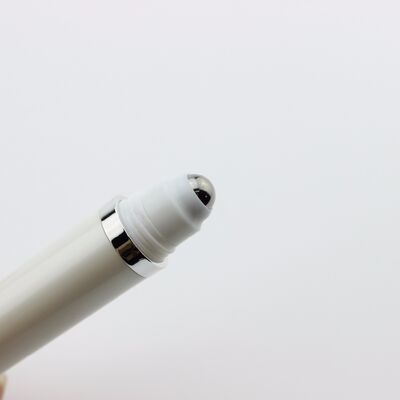 SRS New 10ml Plastic Roll-on Bottle White Vibrating Rollon Bottle Eye Cream 10ml Plastic Roll on Bottle Wholesale
