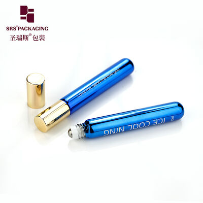 SRS Hot Sale 10ml Tube Thin Wall Glass Roll on Bottle for Perfume Essential Oil