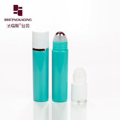 Colorful 30ml Plastic Roll On Bottle with Steel Ball and Plastic Cap