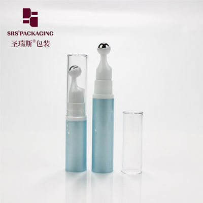 wholesale cosmetic empty plastic 10ml 15ml airless 12ml roller bottle for cream