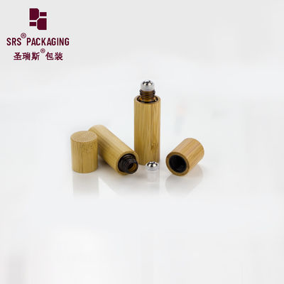 5ml Mini Bamboo Perfume Bottle Essential Oil Bamboo Roll On Bottle Customized
