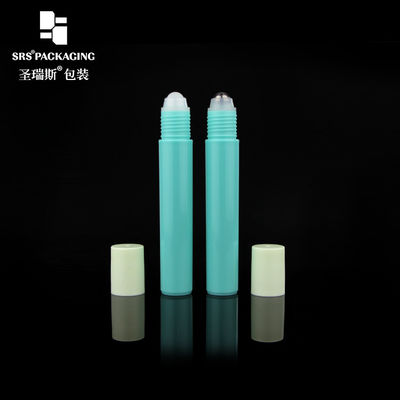 15ml Colorful PP Injection Roll On Bottle with Steel Ball for Samples