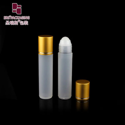 Wholesale frost round shape stock products 30ml empty roller bottle for deodorant