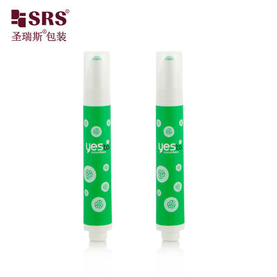 AY-15ML Eye Cream Roll On Bottle With Airless Pump Green Label