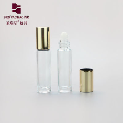 Wall Glass Roll On Bottle for Anti Acne Skincare Essence - No Leakage